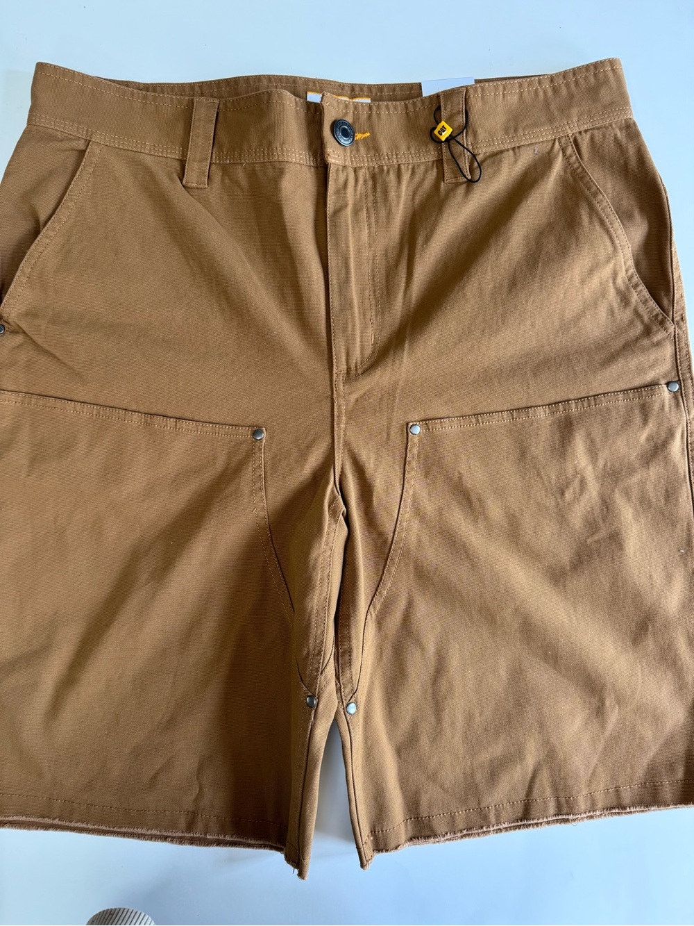 NWT! Caterpillar Men's 34 X 10” Work Utility Shorts. Brown
